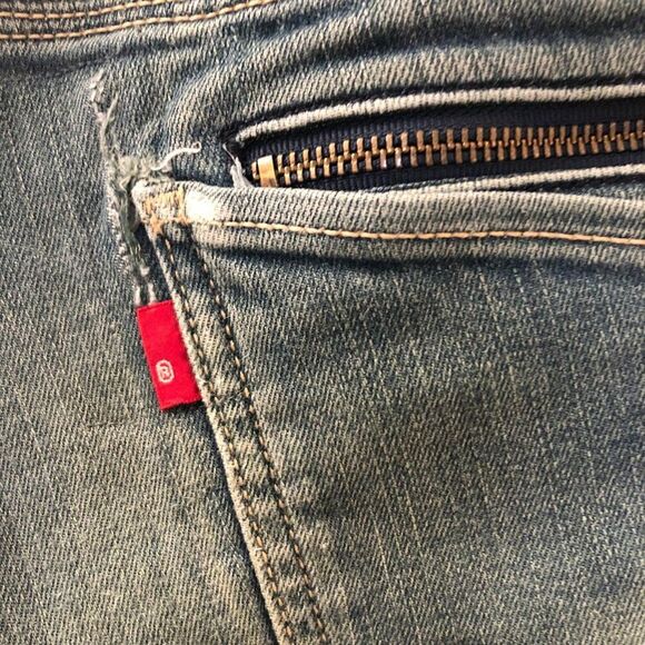 Levi's 514 Mens Unisex Denim Blue Jeans Zip Closure 36 x 36 Slim Straight Stetch - Picture 10 of 13